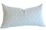 Marian: A Quilted Pillow Cover in Soft Light Blue