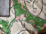 Sale: 22x22 Contemporary Grecian Pillow Cover - Annabel Bleu