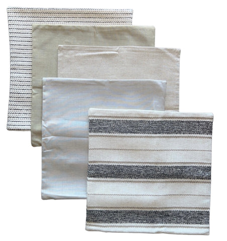Sale: Grey 16x16 Pillow Covers - Annabel Bleu