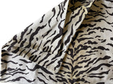 Sale: 16x24 Tiger Printed Linen Pillow Cover - Annabel Bleu