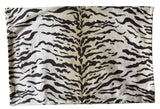 Sale: 16x24 Tiger Printed Linen Pillow Cover - Annabel Bleu