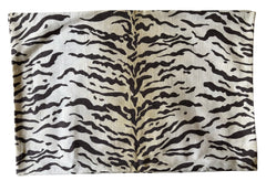 Sale: 16x24 Tiger Printed Linen Pillow Cover
