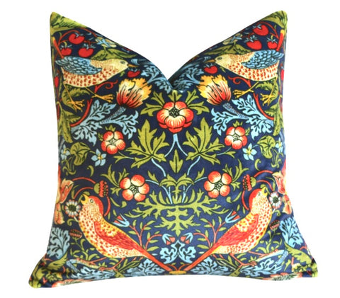 Sale: William Morris Strawberry Thief Pillow Cover