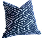 Sale: Outdoor Pillow Cover / Sunbrella Pillow Cover - Annabel Bleu