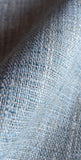 8 yards Moonstone Woven Upholstery fabric by the yard / Thick Ivory Light Blue Fabric