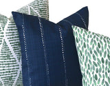 Sale: Dark Blue 12x21 Lumbar Pillow Covers