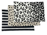 Sale: 12x18 Pillow Cover / Iconic Leopard / Black Lumbar Pillow - Annabel Bleu