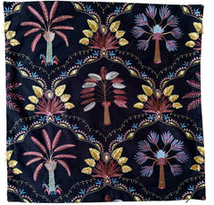 Sale: 24x24 Black Embroidered Pillow Cover