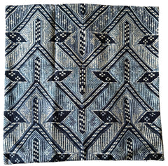 Sale: 24x24 Boho Navy Blue Geometric Pillow Cover