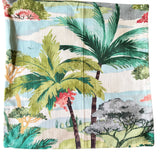 Sale: 24x24 Tropical Palms Pillow Cover - Annabel Bleu