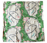 Sale: 22x22 Contemporary Grecian Pillow Cover - Annabel Bleu