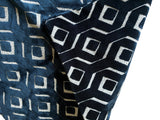 Sale: 20x20 Dark Navy Cut Velvet Pillow Cover - Annabel Bleu
