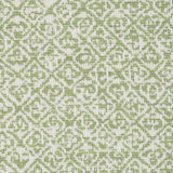 Sarong: Leaf Green Woven Schumacher fabric by the yard Indoor / Outdoor - Annabel Bleu