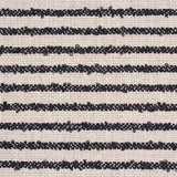 Bouclé Stripe: Jute Indoor/Outdoor / Schumacher fabric by the yard - Annabel Bleu
