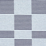 Morro Indoor/Outdoor: Chambray Blue Geometric Schumacher fabric by the yard - Annabel Bleu