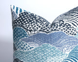 Sale: 16x16 Blue Hills Pillow Cover - Annabel Bleu