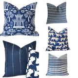 Sale: Blue 16x16 Pillow Covers