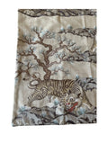 Sale: 24x24 Pindler and Pindler Embroidered Tiger Pillow Cover