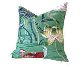 Sale: Schumacher Lotus Garden Pillow Cover- Random Placement