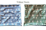 Sale: 22x22 William Morris Pimpernel Porcelain Blue or Green Pillow Cover