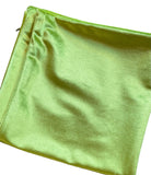 Sale: Bright Kiwi Green Velvet Pillow Cover 20x20