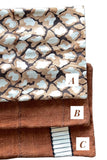 Sale: Rust Mudcloth Lumbar Pillow Covers 12x18 or Velvet Leopard - Annabel Bleu