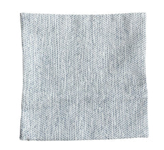 Sale: Blue Woven Pillow Cover 18x18 or 12x18