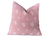 Rose Embroidered Cotton Gauze Pillow Cover - Annabel Bleu