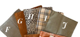 Sale: Mix and Match Brown and Orange Lumbar Pillow Covers - Annabel Bleu