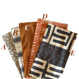 Sale: Mix and Match Brown and Orange Lumbar Pillow Covers - Annabel Bleu
