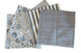 Sale: Blue 16x16 Pillow Covers - Annabel Bleu
