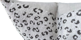 Leopard Printed Sherpa Fur Lumbar Pillow Cover - Annabel Bleu