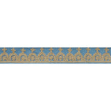 Schumacher Noelia Embroidered Trim Tape by the Yard - Annabel Bleu