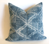 Mudcloth Style Pillow Cover in Charcoal Grey: Available in 10 Sizes - Annabel Bleu