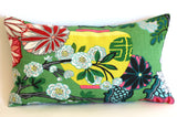 Kazo: Schumacher Chiang Mai Dragon Pillow Cover, Jade - Annabel Bleu