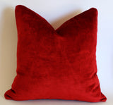 Red Velvet Christmas Pillow Cover - Annabel Bleu