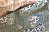 Basil Tibet Woven Jacquard Upholstery Fabric by the yard / Chinoiserie Home Decor Fabric / Clarence House Upholstery Fabric - Annabel Bleu