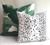 Carly: Les Touches Style Modern Dotted Pillow Cover - Annabel Bleu