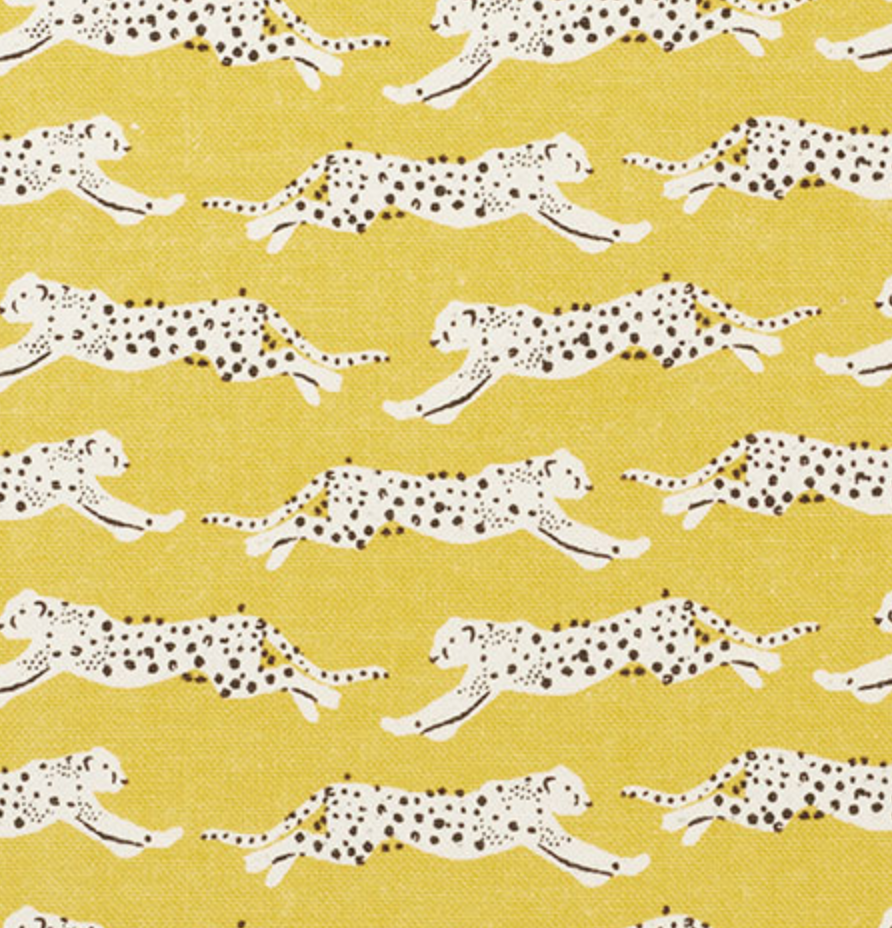 Leaping Leopards: Schumacher Home Decor & Upholstery Fabric by the