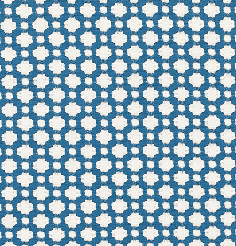 Schumacher Fabric by the yard: BETWIXT, Bluebell - Annabel Bleu