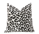 Kate: An Art Deco Schumacher Iconic Leopard Pillow Cover - Annabel Bleu