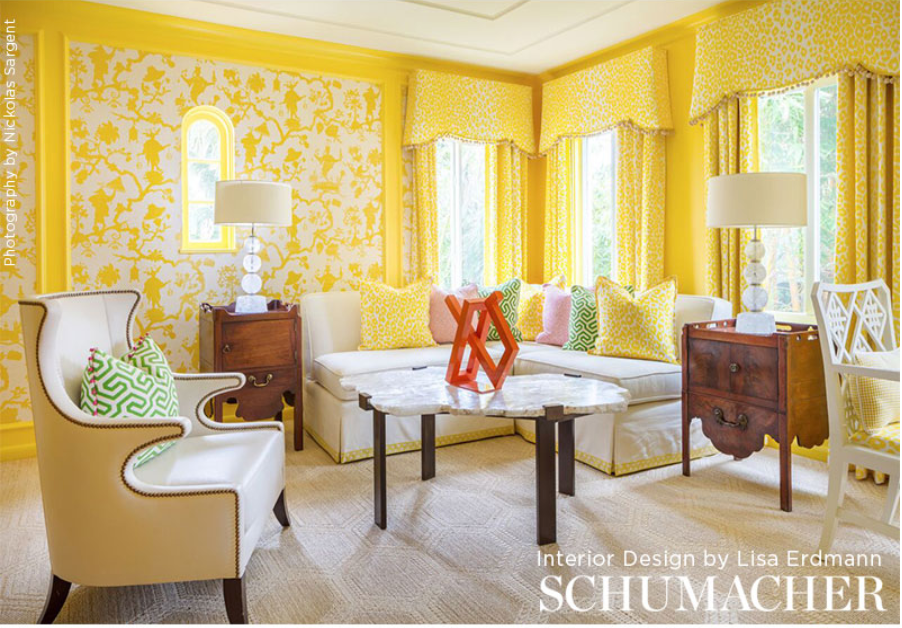 限定セールをすべて Schumacher Fabric by the yard: Iconic Leopard, Yellow 絵画