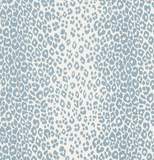 Schumacher Fabric by the yard: Iconic Leopard, Skye - Annabel Bleu