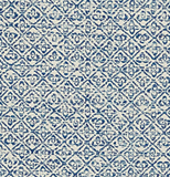 Sarong: Indigo Woven Schumacher fabric by the yard - Annabel Bleu