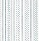 Schumacher Fabric by the yard: Jack Stripe, Sky Blue - Annabel Bleu