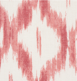 SANTA MONICA IKAT, Faded Red: Schumacher Fabric by the yard - Annabel Bleu