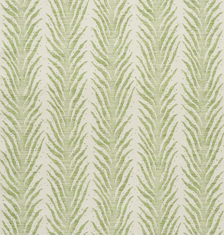 Moss: Creeping Fern Woven Schumacher fabric by the yard - Annabel Bleu