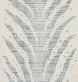 Slumber: Blue Creeping Fern Woven Schumacher fabric by the yard - Annabel Bleu