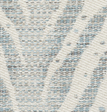 Slumber: Blue Creeping Fern Woven Schumacher fabric by the yard - Annabel Bleu