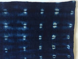 Handspun Indigo Mudcloth Fabric Blanket 4 feet x 5 feet Mud Cloth African tribal Bohemian fabric Large Rectangular Tapestry - Annabel Bleu